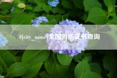 宁阳全国消防证书查询