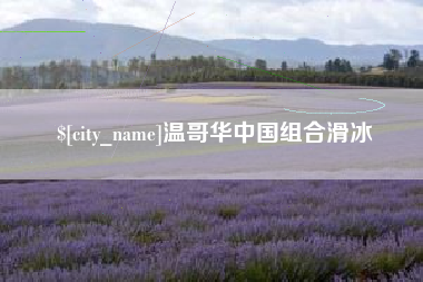 宁阳温哥华中国组合滑冰