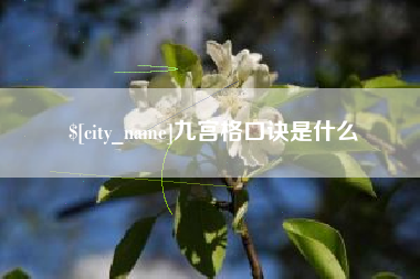 宁阳九宫格口诀是什么