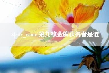 宁阳第九枚金牌获得者是谁