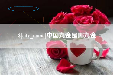 宁阳中国九金是哪九金