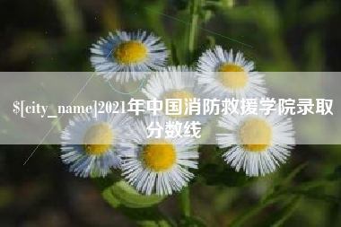 宁阳2021年中国消防救援学院录取分数线
