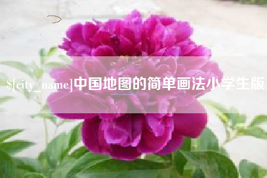 宁阳中国地图的简单画法小学生版