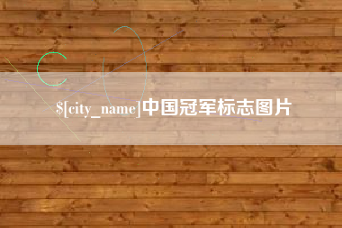 宁阳中国冠军标志图片