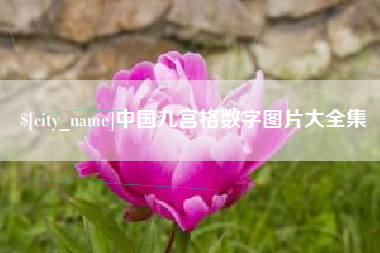 宁阳中国九宫格数字图片大全集