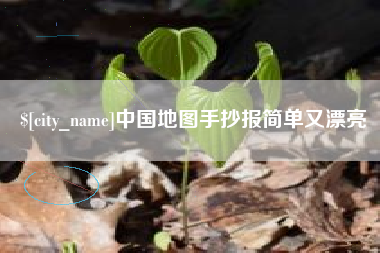 宁阳中国地图手抄报简单又漂亮