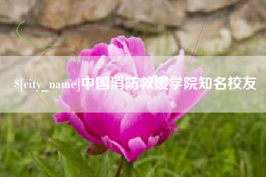 宁阳中国消防救援学院知名校友
