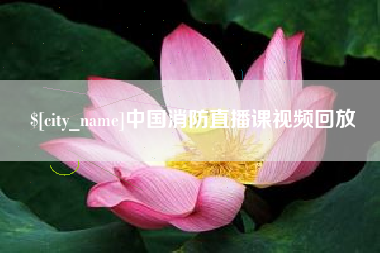 宁阳中国消防直播课视频回放