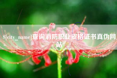 宁阳查询消防职业资格证书真伪网站