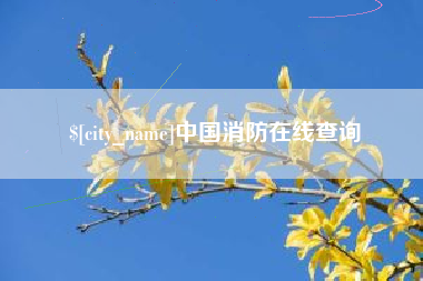 宁阳中国消防在线查询