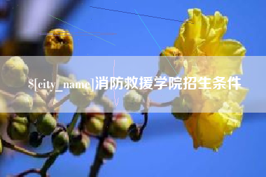 宁阳消防救援学院招生条件