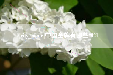宁阳中国金牌有哪些2021