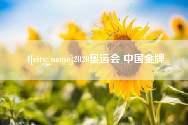 宁阳2020奥运会 中国金牌